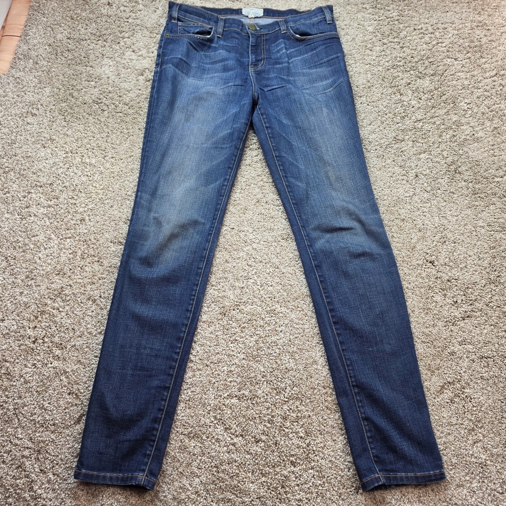 Current/Elliott Skinny Jeans‎ Womens Size 30 Blue Mid Rise Slim Denim Pants